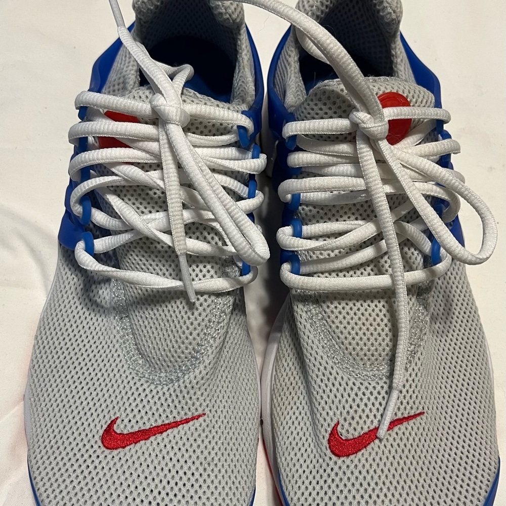 Nike - Mens Sneakers - White / Blue / Red